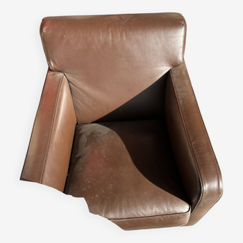 fauteuils Imprimatur Max Alto cuir marron