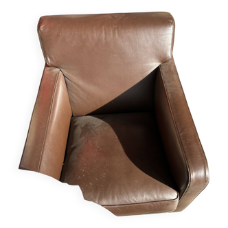 fauteuils Imprimatur Max Alto cuir marron