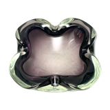 Sommerso ashtray in Murano glass 60 years