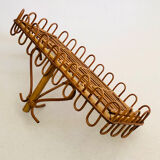 Rattan wall shelf, Italy 60