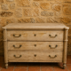 19th-century oak commode