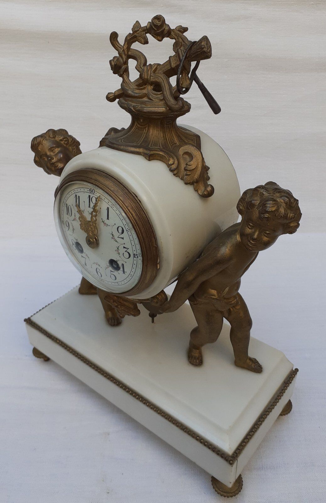 Marble and bronze pendulum