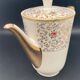 Villeroy & Boch porcelain tea set roses and gilding