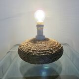 Braided rope lamp, 1970