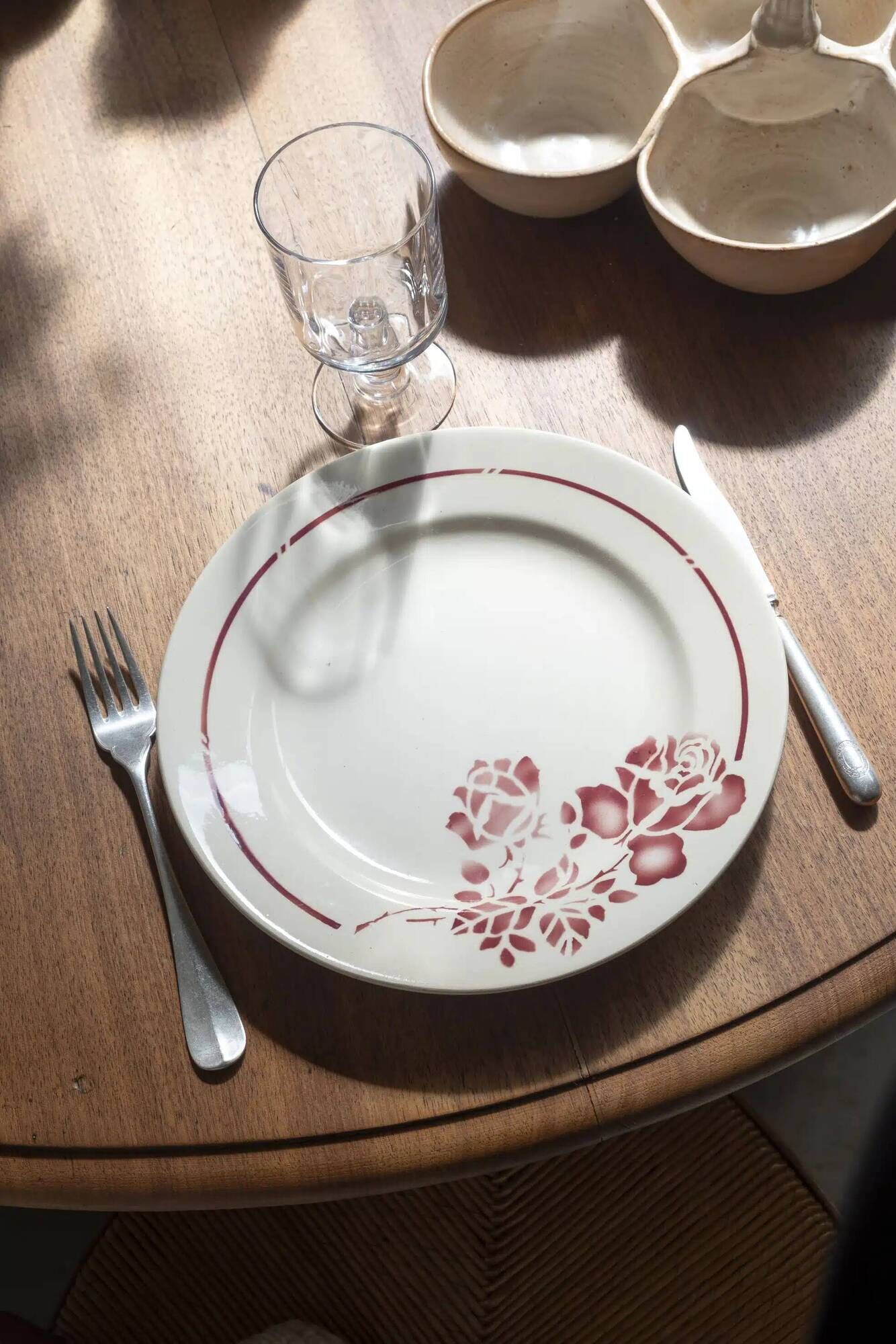 Set of 8 "Christiane" plates