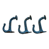 Set of 3 swaddled cast iron hooks