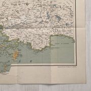 Carte de la péninsule Balkanique des années 40