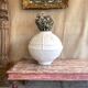 Large vintage papier-mâché jar