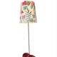 A unique, one-of-a-kind artist-made ceramic floor lamp