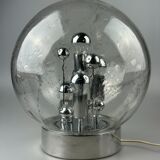 60s 70s table lamp ball lamp Doria "Big Ball" glass space age design