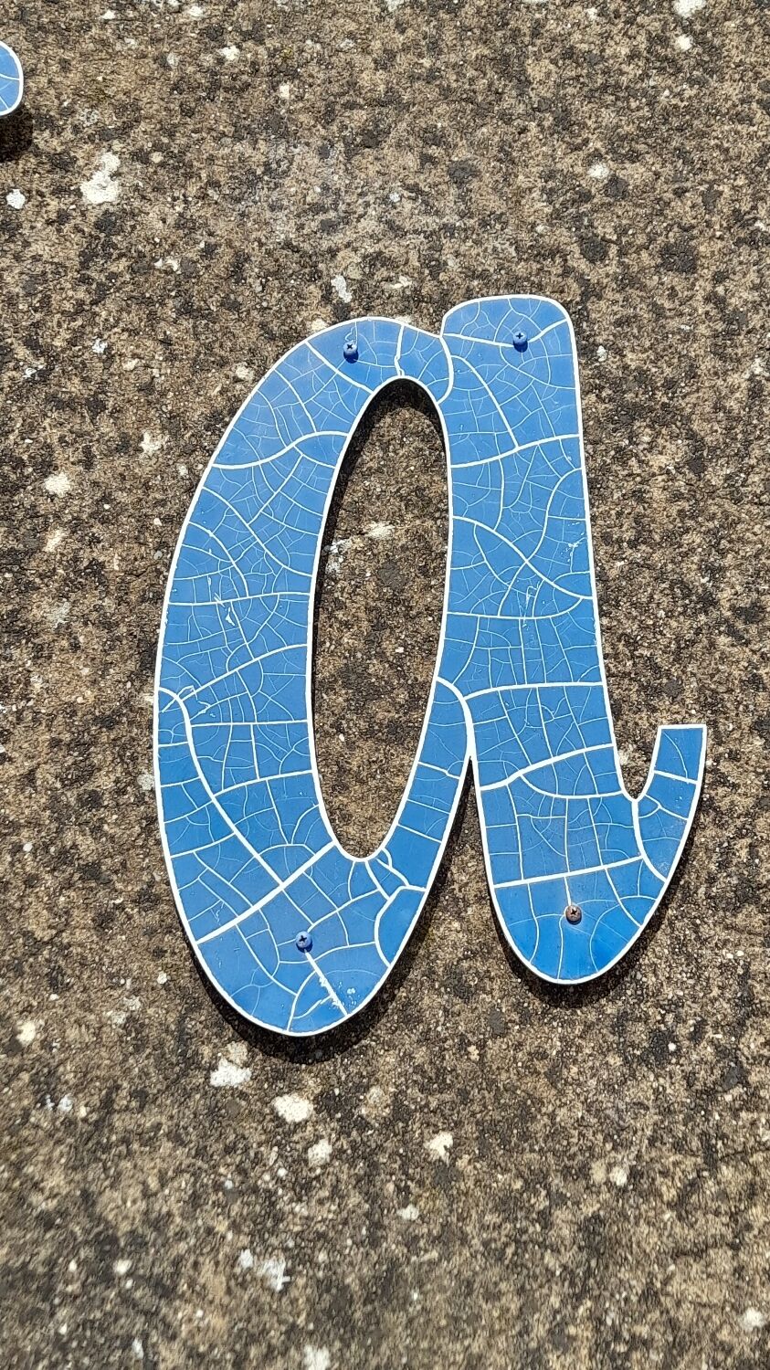 Lot of letters of sign