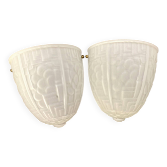 2 Art Deco wall lights - Domec Luminaires