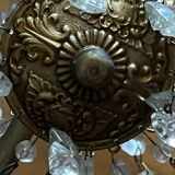 Antique hot air balloon chandelier with tassels