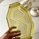 Art Deco molded glass dish