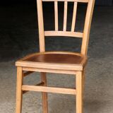 Early 20th century wooden bistro chair.