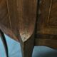 Commode Demi-Lune de style Louis XVI à deux tiroirs avec pla