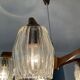 Scandinavian teak chandelier from the 60s and 70s