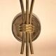 Lunel set of 1 chandelier and its pair of wall lights
