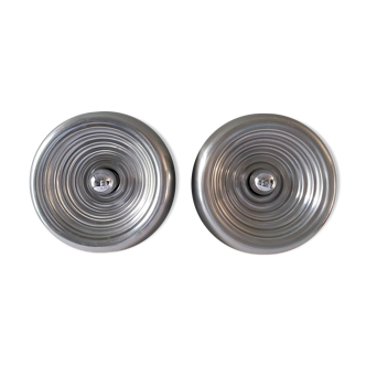 Pair of Padina wall lamps, Castiglioni