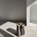 Side table in petrified wood