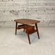Vintage coffee table with tapered legs