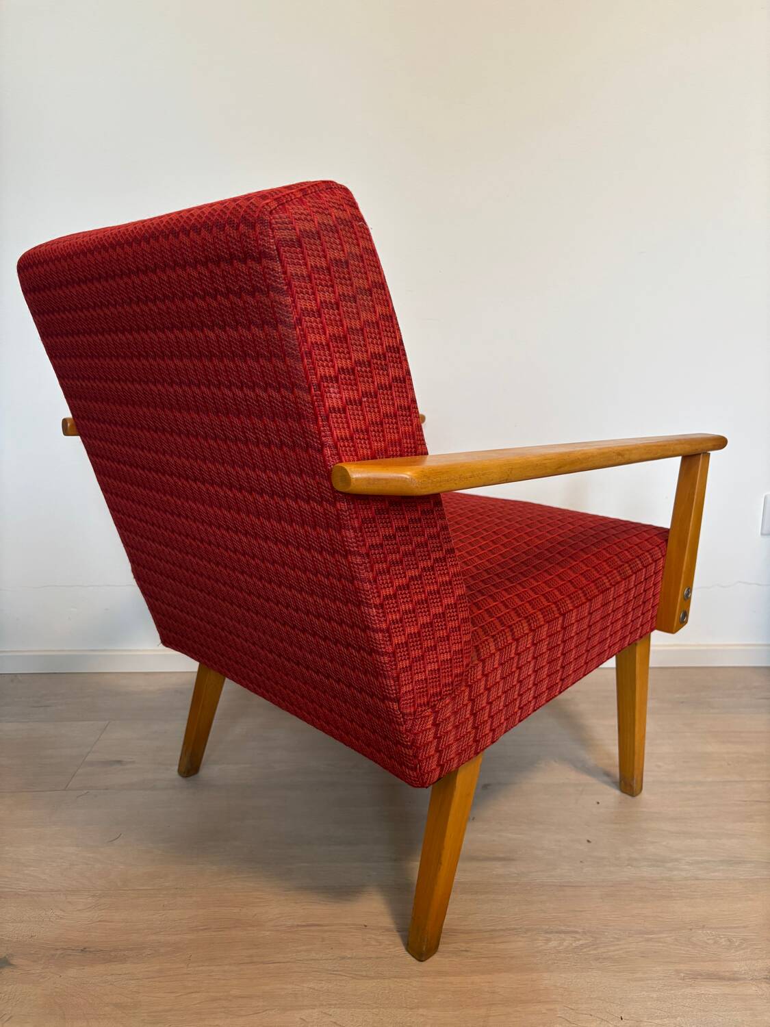 Fauteuil de salon vintage de Tchécoslovaquie des années 1970