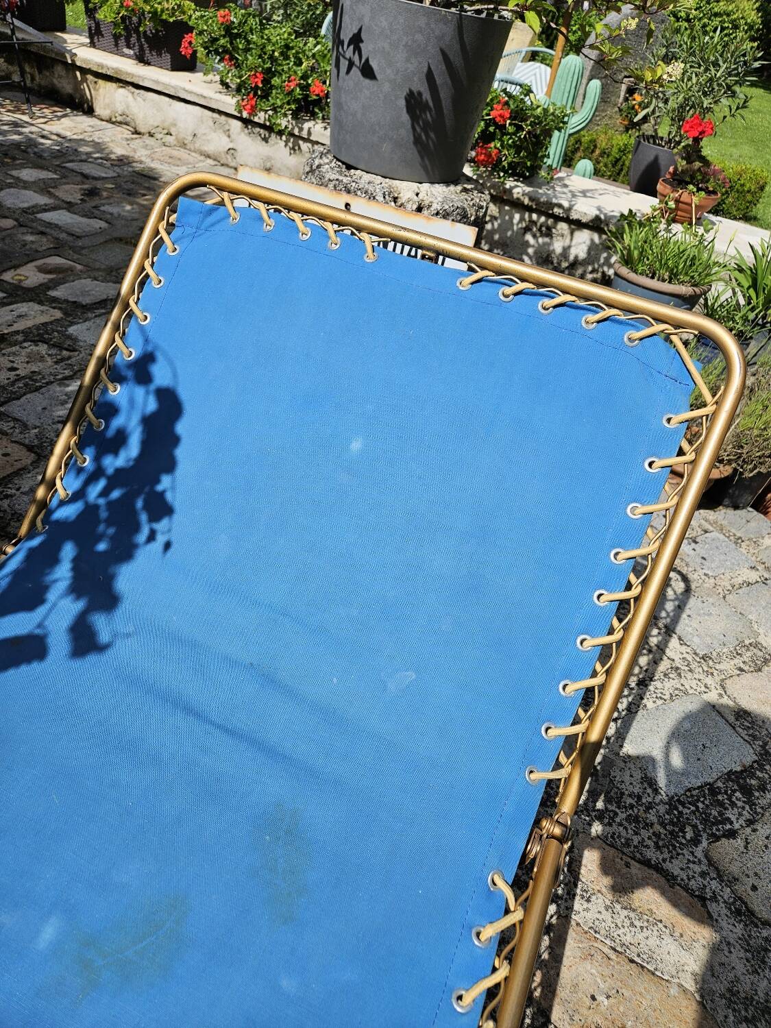 Lafuma vintage folding deckchair