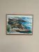 Swedish oil on canvas "At the Shore" by B. Blocking, vintage & framed 51x39cm