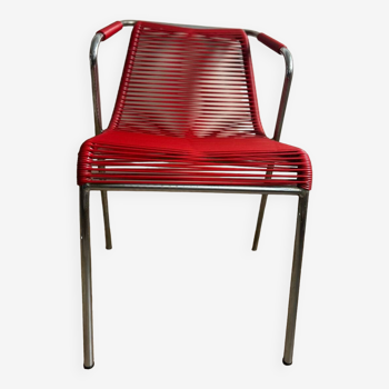 Vintage red Scoobidou chair