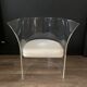 Fauteuil vintage lucite Vladimir Kagan