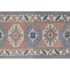 Vintage anatolian oushak kars runner rug 80 x 380 cm