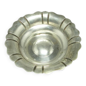 Art Deco platter, silver, Poland, 1950s.