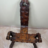 Brutalist tripod stool