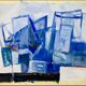 Oil on abstract paper Jean-Marie Planque