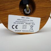 Modular lamp design in wood ENAOL