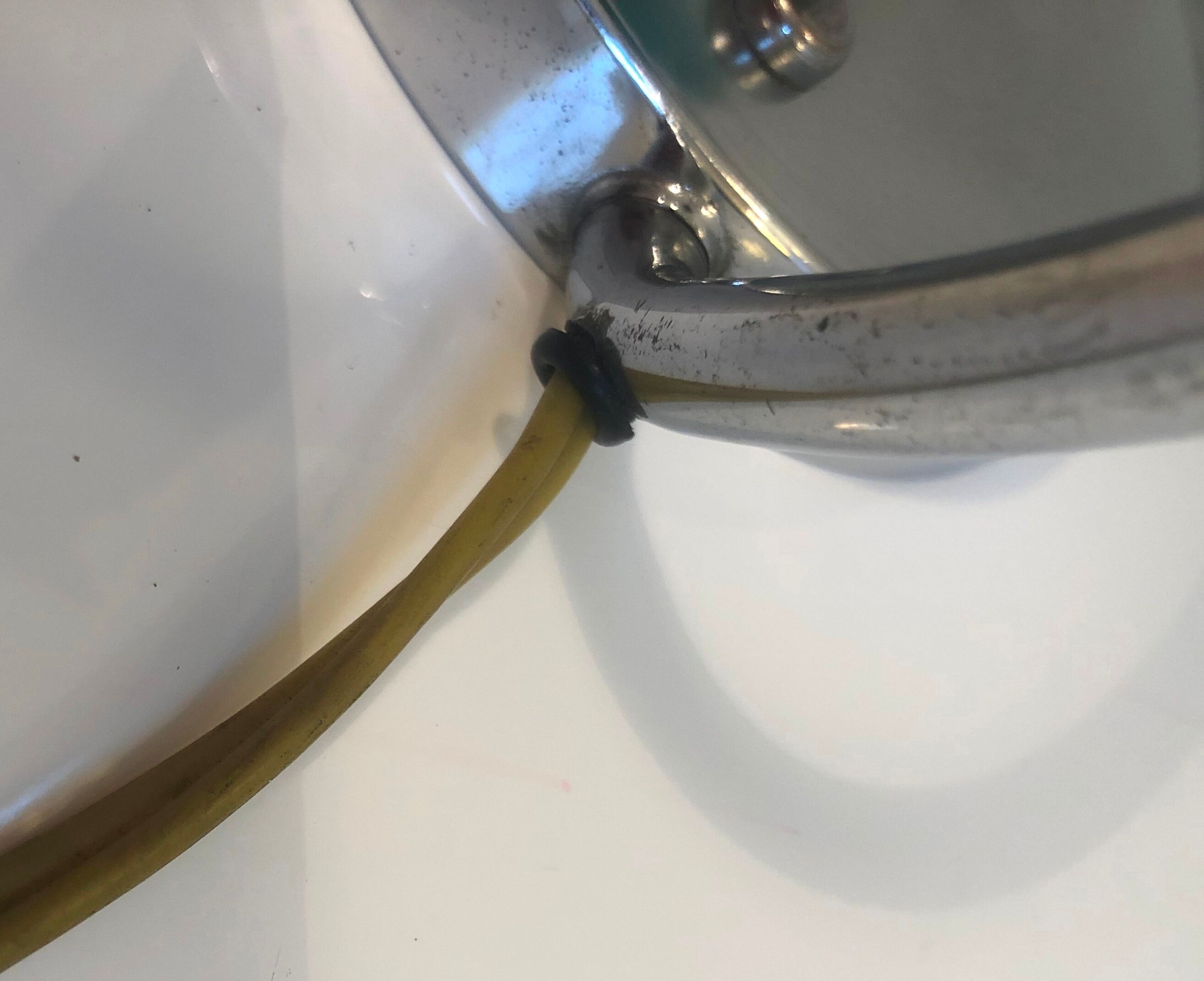 Chrome table lamp from the 30/40