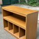 1970s wooden vinyl storage library
