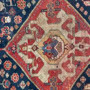 Ancient Persian carpet ghashghai 120x212cm