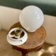 White ball wall light