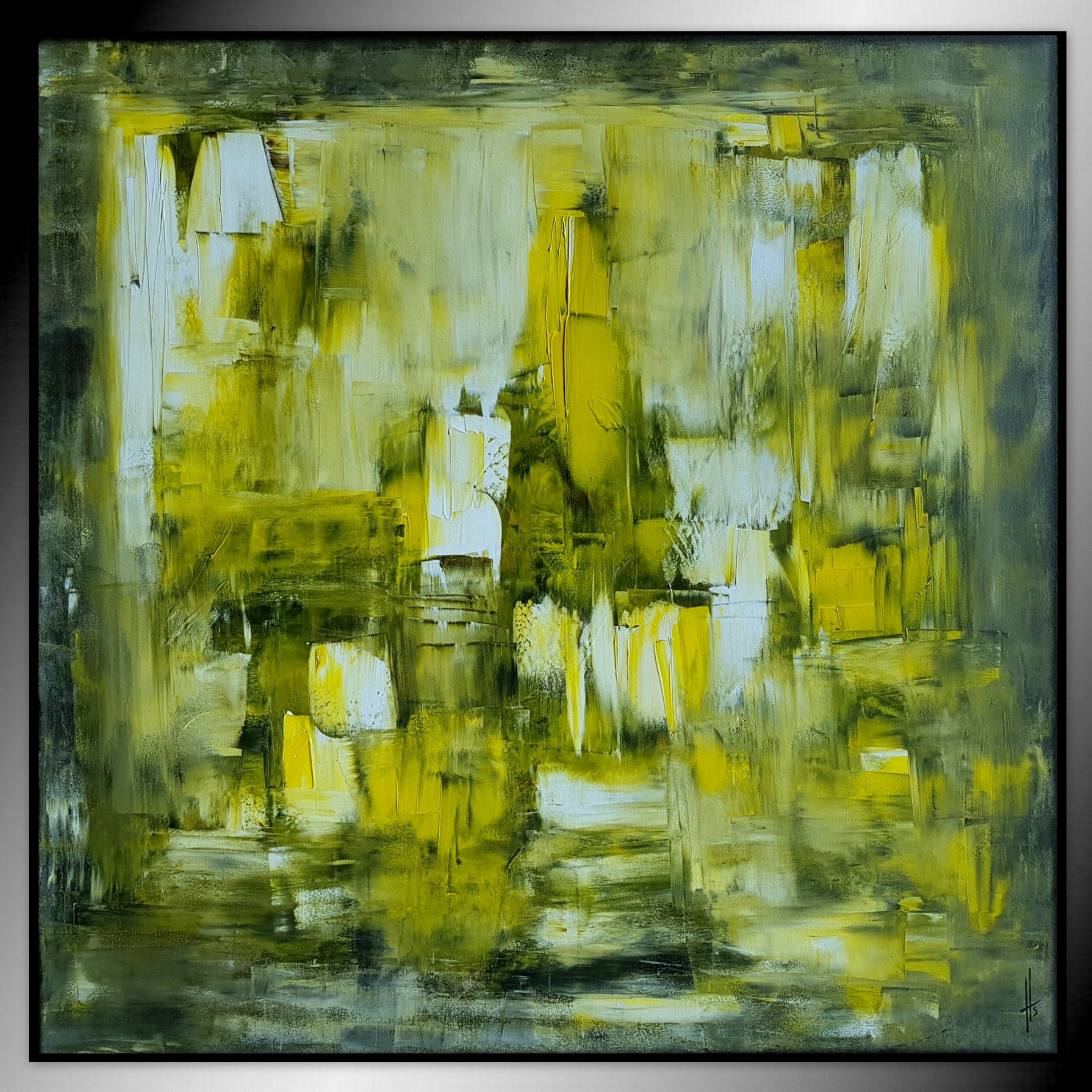 Abstract painting "yellowstone"