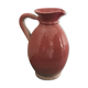 Pink ceramic pitcher