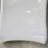 Fauteuil space age en fibre de verre laquée blanche, circa 1970