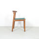 Série de 4 chaises en teck design danois en Uldum, années 1960