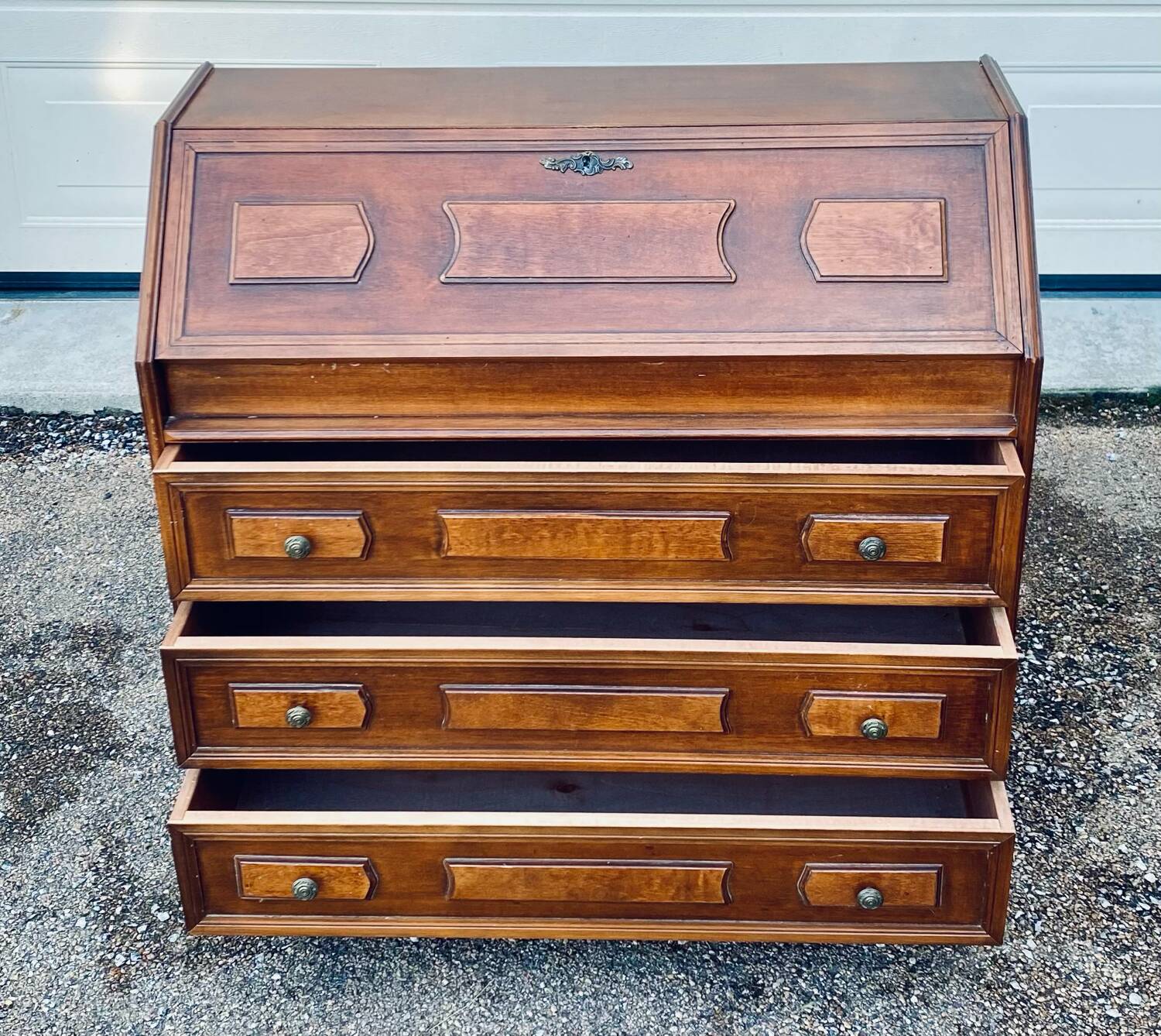 Small old desk secretary