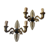 Pair of Empire-style sconces circa 1950/60