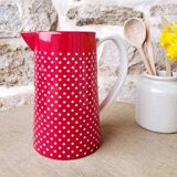 Polka dot pitcher