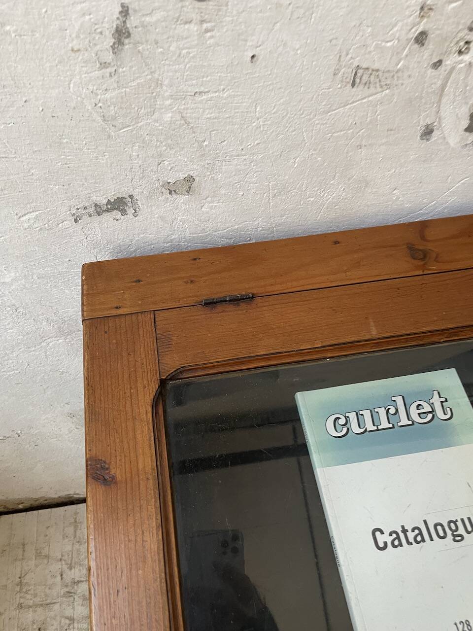 50s display cabinet side table