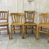 Set of 4 mismatched bistro chairs (Luterna...)