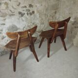 Pair of brutalist chairs from the 70s