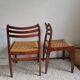 Pair of Scandinavian chairs in braided rope-circa 1960